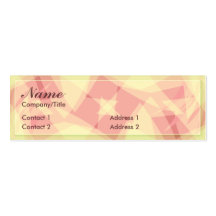 ABSTRACT ROSA PROFILE CARD BUSINESS CARD TEMPLATES
