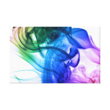 Abstract Smoke Art Photography Stretched Canvas Prints