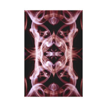 Abstract Smoke Art Photography Canvas Print