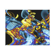 Abstract Smoke Art Photography Gallery Wrap Canvas