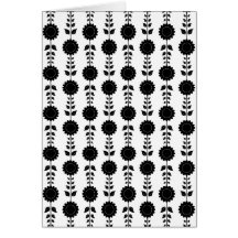 Abstract Sunflower Repeat Greeting Card