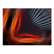 Abstract Sunset ~ postcard