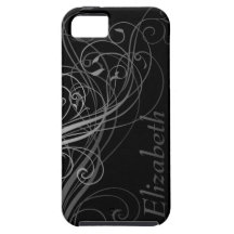 Abstract Swirls with Area for Name
