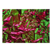 Abstract Tinfoil, lit by colour lamps Custom Announcements