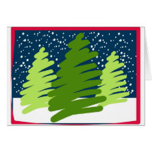 Abstract Tree 2 Greeting Card