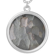 Abstract tree bark macro pendants
