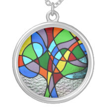 Abstract "Tree of Life" necklace