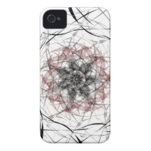 Abstract Vector Art "Gear" iPhone 4 Case