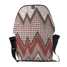 Abstract waves messenger bag
