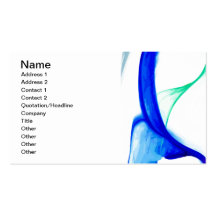 Abstract Waves, Name, Address 1, Address 2, Con... Business Card Templates