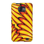 abstract yellow sunflowers Samsung Galaxy Case