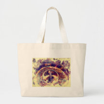 Abstract Yellow Water Drop Canvas Bags