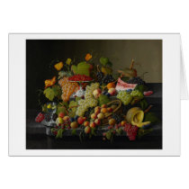 Abundant Fruit, 1858 (oil on canvas) cards