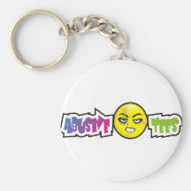 ABUSIVE TEES LOGO KEY CHAINS