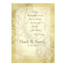 Acanthus VintageWedding Invitation