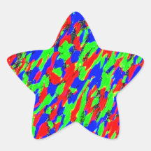 Accent Customisable Star Sticker