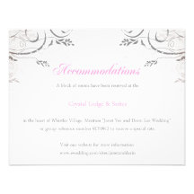 Accommodations for Janet Personalized Invitations