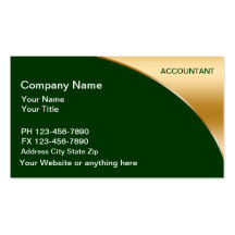 Accountant Business Cards