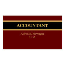 Accountant Business Cards