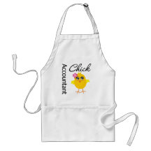 Accountant Chick Apron