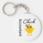 Accountant Chick Key Chain
