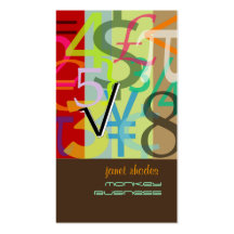 Accountant, Financial Advisor Business Card Templates