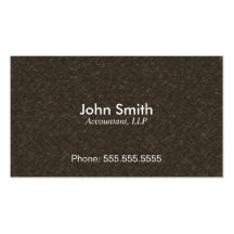 Accounting Financial Business Card Amazing Effects