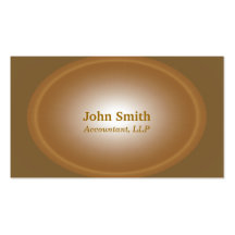 Accounting Financial Professional Business Card