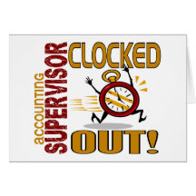 Accounting Supervisor Clocked Out Cards