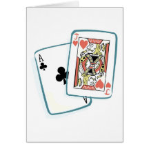 Ace and Jack Poker Cards