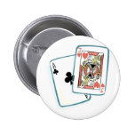 Ace and Jack Poker Cards Pins