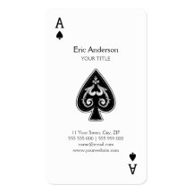 Ace Of Spades business card