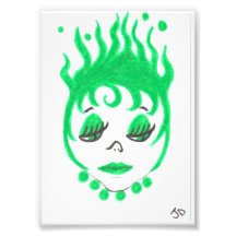 ACEO Green With Envy Photo Print