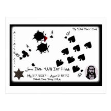 Aces And Eights Memorial Post Cards