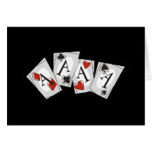 Aces High Greeting Card