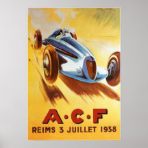 ACF Reims 3 Juillet 1938 Poster