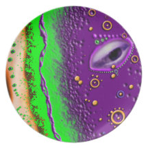 Acid Planet Party Plates