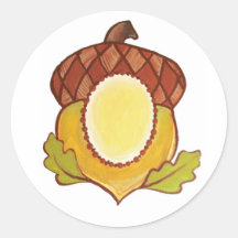 Acorn A Mighty Oak in Progress Sticker