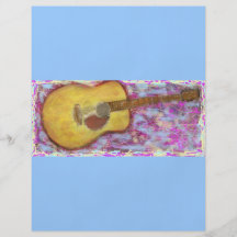 Acoustic Guitar Colours Flyers