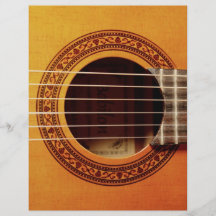 Acoustic Guitar Detail Personalized Flyer