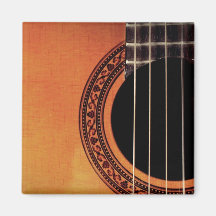 Acoustic Guitar Fridge Magnets