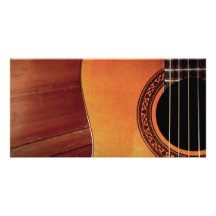 Acoustic Guitar Photo Greeting Card
