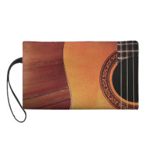 Acoustic Guitar Wristlet Clutch