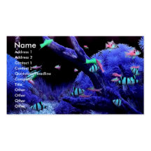 Acquarium Profile Card Business Card