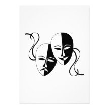 Acting Faces Custom Invite