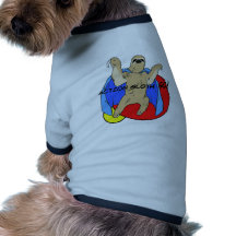 Action Sloth Coloured Dog T Shirt