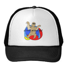 Action Sloth Coloured Mesh Hat