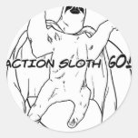 Action Sloth, Go! Sticker