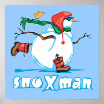 Action Snowman Poster