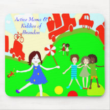 Active Moms & Kiddies of Brandon Mousepad